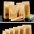 Eight-Side Sealing Bag Dog  Frosted Kraft Paper Independent Packaging and Self-Sealed Bag Window Food Kraft Paper Bag