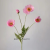 Home Decor Simulation Flower Poppies Silk Flower Flocking Simulation Poppies 4 Heads Artificial Plants Dropshipping Whol