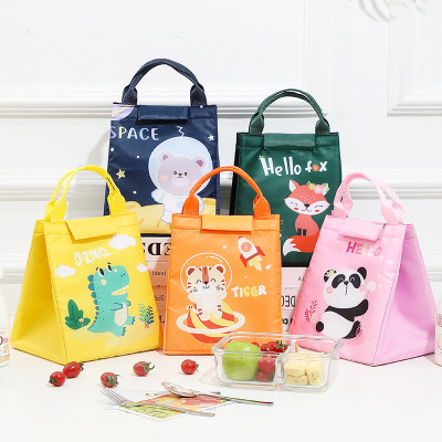 Hot-Selling Ice Pack Cartoon Lunch Bag Portable Insulated Bag Thickened and Large-Capacity Lunch Box Bag Insulated Lunch Bag
