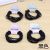 Maoping One Card 5 Three-in-One Head Rope High Elastic Head Rope Popular Hair Band Two Yuan Shop Girls Updo Hair Rubber Band Wholesale