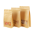 Eight-Side Sealing Bag Dog  Frosted Kraft Paper Independent Packaging and Self-Sealed Bag Window Food Kraft Paper Bag