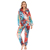 Double-Sided Tie-Dye Suit Pajamas Homewear Hooded Thickened Tie-Dye Pajamas Warm Suit