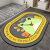 Oval Diatom Ooze Bathroom Absorbent Non-Slip Floor Mat Printed Cartoon Floor Mat Household Toilet Mat