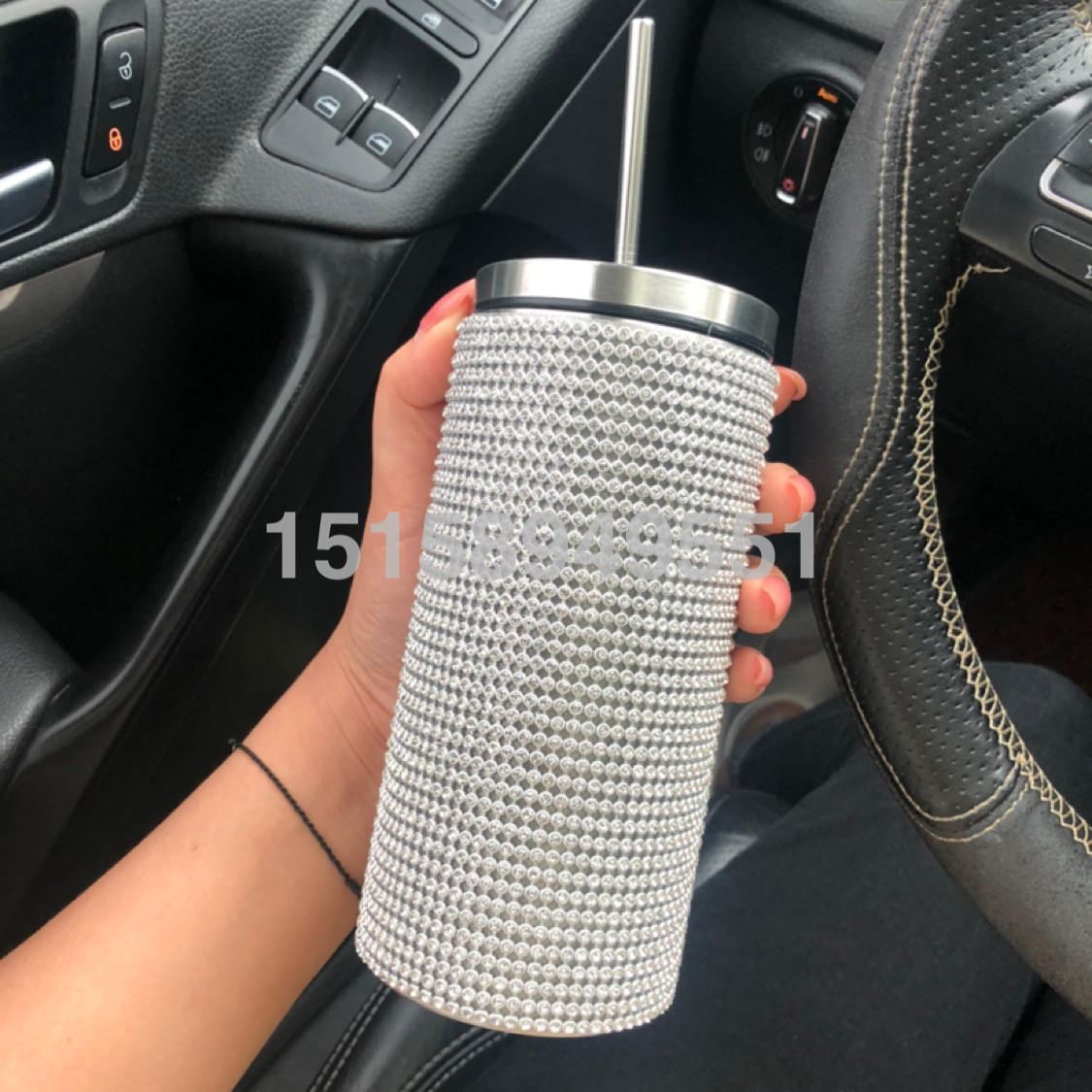 满钻保温杯不锈钢时尚潮流水杯