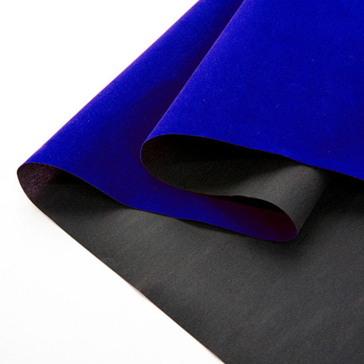 自粘绒布背胶毛绒布料家具展柜抽屉装饰无纺布底植绒均可带不干胶