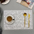 Cross-Border Nordic Style Hollow Placemat Dining Table Cushion Teacup Mat PVC Heat Proof Mat Home Western Restaurant Tableware Mat Wholesale