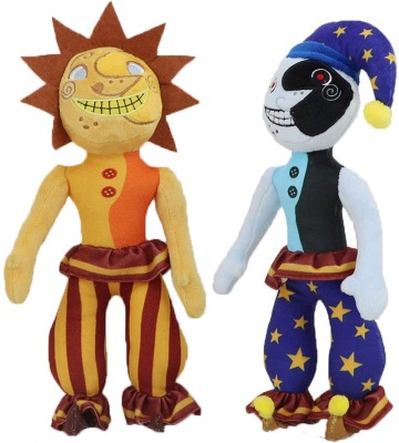 Cross-Border New Sundrop and Moondrop Plush Doll FNaF Horror Game Doll Wholesale