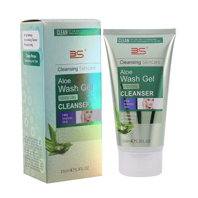 For Export Aloe Refreshing Cleansing Facial Cleanser Clean Oil Dirt after Washing, Comfortable and Not Tight Facial Cleanser