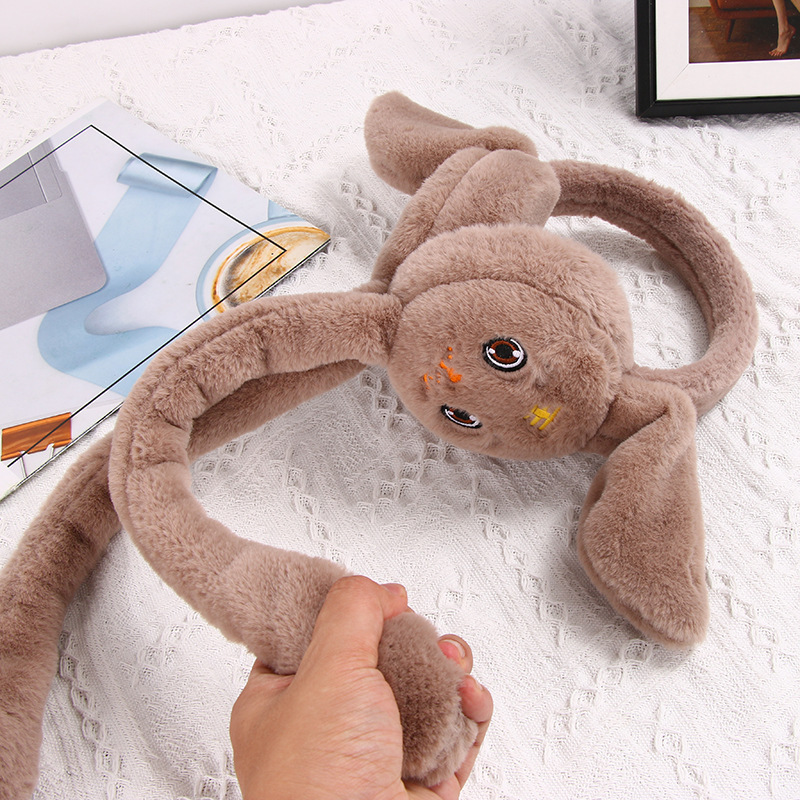 保暖耳套耳包抖音耳套抖音耳套新款会动的耳暖可爱气囊会叫耳套