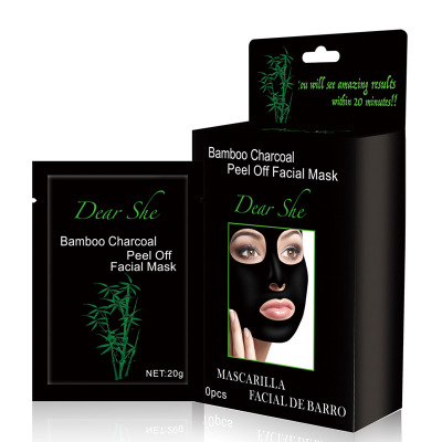 For Export Dear She Bamboo Charcoal Masks Tearing Mask Mint Julep Mask Clay Mask Pore Smear Mask
