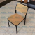 Plastic Chair Thickened Home Dining Chair Modern Minimalist Dining Room Backrest Chair Stackable Outdoor Rattan Chair