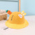 New Infant Bucket Hat Cartoon Radish Bunny Bucket Hat Autumn and Winter Children Baby Plush Warm Sun Hat