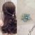Dongdaemun Crystal Flower Small Jaw Clip Korean Mini Plum Blossom Barrettes Bangs Side Retro Ponytail Hairpin Hair Accessories