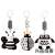 New Animal Models Black and White Wind Chimes Baby Toys Newborn Visual Stimulation Trolley Wind Chimes Pendant