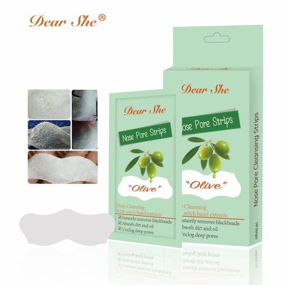 For Export Dear She Olive Blackhead Remover Mask Pore Tear and Pull Blackhead Removal Nose Mask Acne Removal Blackhead Paste