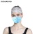 Europe and America Cross Border New Milk Silk Printing Medical Hair Band Elastic Anti-Strangulation Button Mask ECG Headband