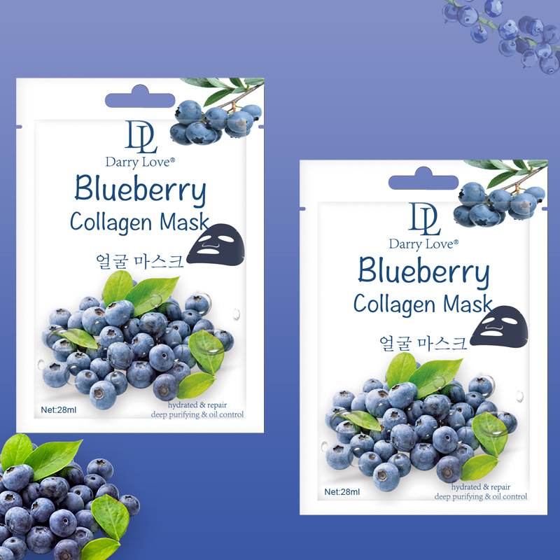 跨境DARRY LOVE植物水果面膜 补水保湿外贸Facial mask亚马逊批发