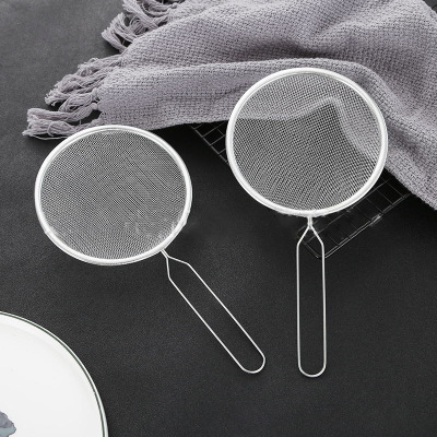 12# Oil Grid Oil Filtering Mesh over Strainer Household Leakage Oil Filtering Mesh Oil Fishing Hot Pot Leakage Oil Filtering Mesh Slotted Ladle Small Tools One Yuan Wholesale