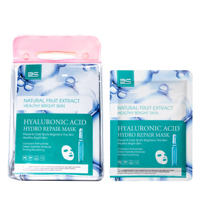 Exclusive for Export Full English Hyaluronic Acid Hydrating Facial Mask Bags Nourishing Skin Rejuvenation Moisturizing, Hydrating and Oil Controlling Mask