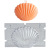 Shell Candle Mould Handmade Candle Mould Large Shell Plastic Mold Scallop Candle Mould