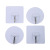 Transparent Wall Hook Removable Adhesive Hook Factory Wholesale Adhesive Metal Hook Load-Bearing Large in Stock Wholesale