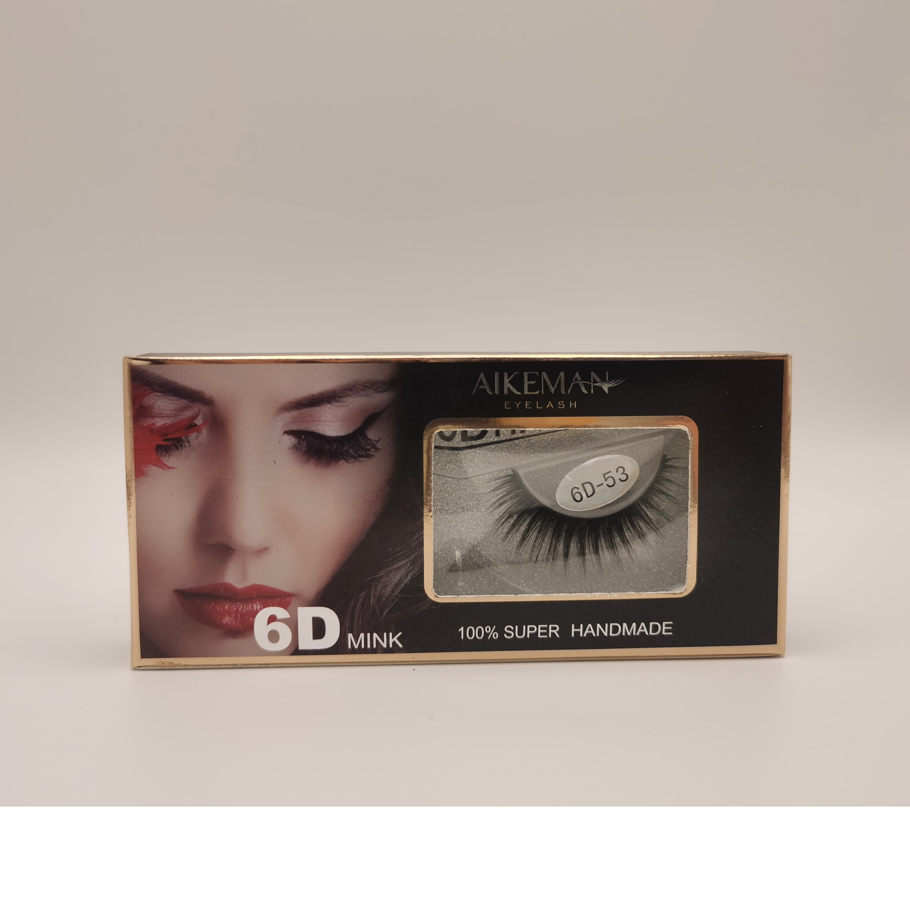 6D假睫毛 AIKEMAN 自然立体纤长夸张 条装 10对