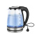 Household 2L Blue Light Glass Electric Kettle Stainless Steel Automatic Power-off Kettle Tea Boiling Health Pot Kettle