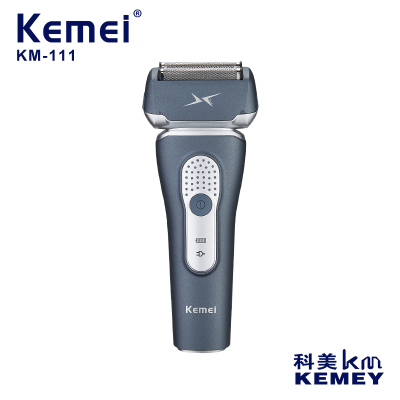 Cross-Border Factory Direct Supply Shaver Kemei KM-111 Reciprocating Three-Blade Electric Shaver