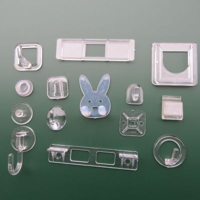 Various Accessories Factory Direct Sales New Snatch Sticky Hook Parts Crystal Plastic Parts Powerful and Transparent Seamless Nail Buckle