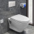 О О-Mounted Toilet Cw941b Wall-Mounted Direct Flush Hanging Toilet Concealed Hidden Cistern Full Set