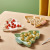 Morandi Plastic Tray Creative Christmas Tree Snack Storage Tray 2020 New Cute Coffee Table Snack Dish