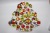 Five-Piece Exquisite Printing Tree-Shaped Christmas Plate Christmas Tree Tray Tea Tray Candy Plate Flower Paper Plate White Plate