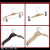 Solid wood hanger for women's clothes and children's wooden traceless hanger trouser rack