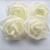 50pcs 6cm Artificial PE Foam White Roses Flowers For Home Wedding Decoration DIY Scrapbooking handmade Fake Flower Heads