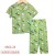 New Children's Pajamas Summer Cool Cotton Thin Cardigan Children and Teens Short Sleeve Suit 8860