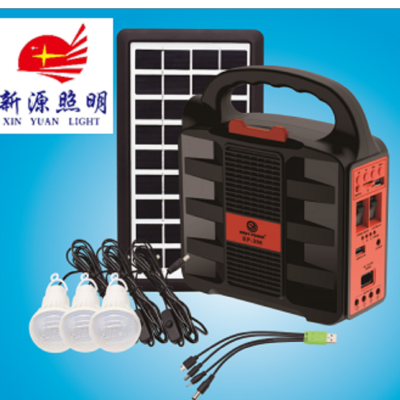 2022 New Solar Small System Board Speaker Solar Power Generation System with Flashlight System