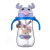 New Child's Plastic Water Cup Baby Straw Cup Dual-Use Baby Drinking Cup Kindergarten Drinking Kettle