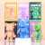 Fluid Cool Bear White Body Decoration Handmade Gift Combination Package Model Graffiti Painted Toy