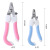 Pet Supplies Large and Small Sizes Dog Cat Nail Clippers Dog Stainless Steel Nail Scissors Cleaning Tools