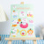 Cute Cartoon Ins Style Bear Animal Stickers Gold Foil Stickers Hand Account Notebook Computer Cellphone Material Stickers