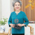 Middle-Aged and Elderly Summer Clothing Shirt Female Mom Suit Elderly New Half Sleeve Western Style Grandma's Clothes Summer Thin Shirt