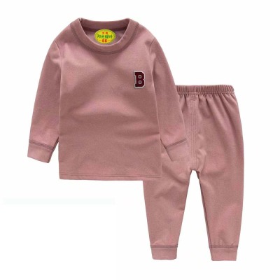 New Children's Colored Cotton Soft Wool Warm Men's and Women's Home Wear Air Conditioning Clothes Trendy Autumn Pajamas 8802j