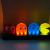 Cute Video Game Creative Bean Eater Bean Eater Voice Control USB Night Light Smart Music Rhythm Color Changing Table Lamp