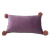 Rectangular Triangle Flannel Solid Color Pillow Afternoon Nap Pillow Sofa Cushion Children's Room Decoration with Core