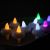 Bright Floating Water Led Waterproof Plastic Electric Candle Lamp Wedding Creative Light-Emitting Decorations Bar
