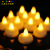 Amazon Floating Candle Led Waterproof Candle Light Bright Water Decoration Wedding Bar Atmosphere Props