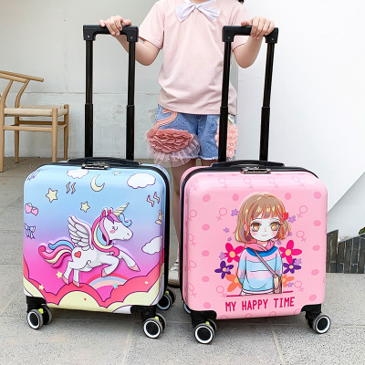 Cute Children's Luggage 20-Inch Boys and Girls Small Box Universal Wheel 2022 New Suitcase One Piece Dropshipping