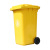 Park Classification Environmental Sanitation Waste Bin Medical Outdoor Trash Bin 240L Pedal Trailer Plastic Trash Can Wholesale