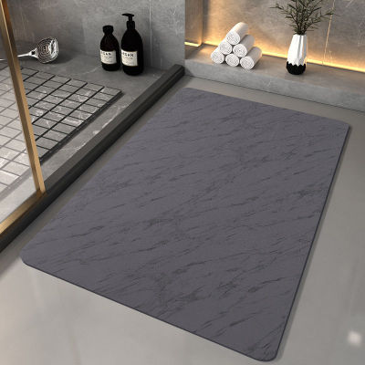 New Bathroom Diatom Ooze Soft Floor Mat Bathroom Entrance Absorbent Non-Slip Foot Mat Home Doormat