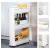 Japanese-Style Simple Home Plastic Storage Storage Rack Kitchen Living Room Bathroom Floor Mobile Gap Storage Rack